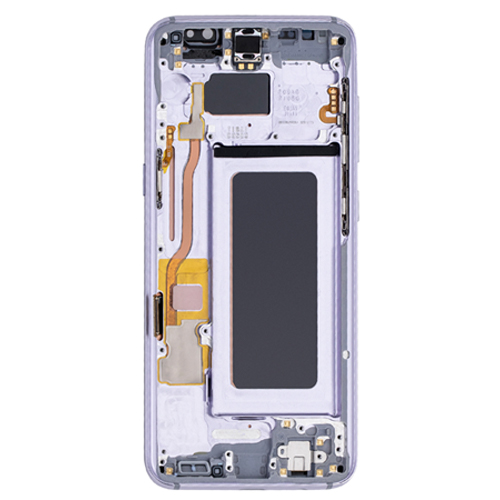 OLED Assembly With Frame Compatible for Samsung Galaxy S8 (Refurbished) - Orchid Gray (Violet)
