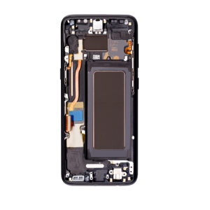LCD Assembly With Frame Compatible for Samsung Galaxy S8 (Aftermarket) - Midnight Black