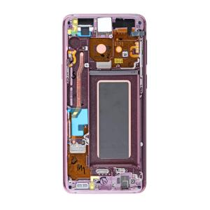 OLED Assembly With Frame Compatible for Samsung Galaxy S9 (Refurbished) - Lilac Purple