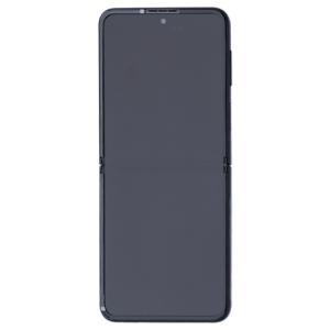 Service Pack - Battery and OLED Assembly With Frame Compatible for Samsung Galaxy Z Flip 3 5G - Phantom Black