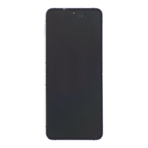 OLED Assembly With Frame Compatible for Samsung Galaxy Z Flip 4 5G (Refurbished) - Blue