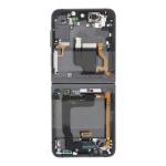 Service Pack - Battery and OLED Assembly With Frame Compatible for Samsung Galaxy Z Flip 4 5G - Graphite