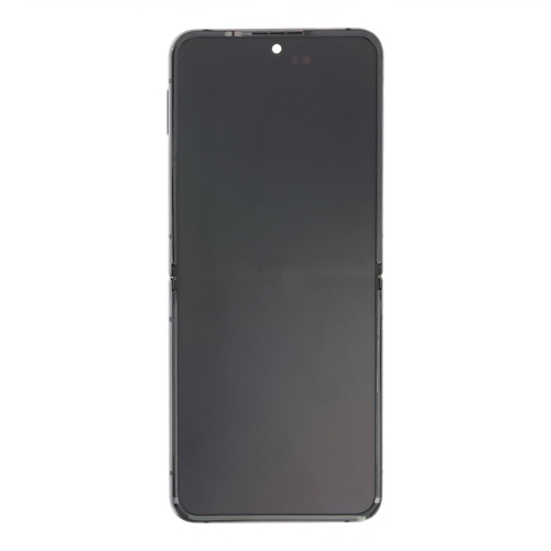 OLED Assembly With Frame Compatible for Samsung Galaxy Z Flip 4 5G (Refurbished) - Graphite