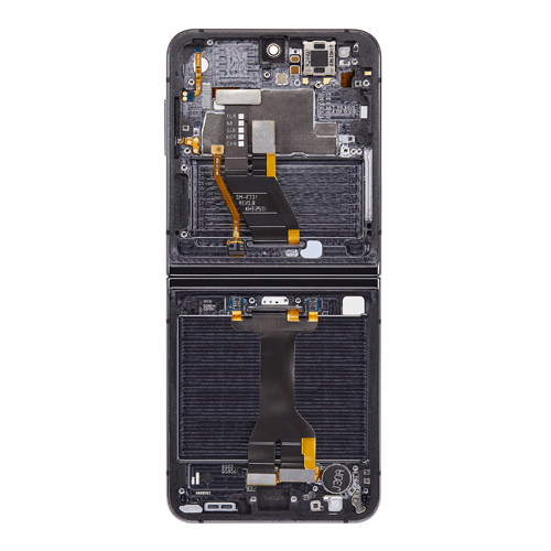 OLED Assembly With Frame Compatible for Samsung Galaxy Z Flip 5 5G (Premium) - Graphite