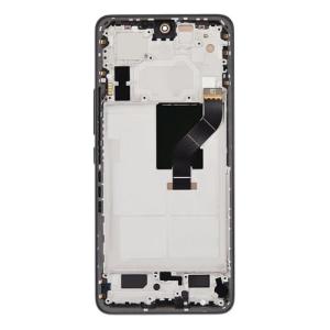 OLED Assembly With Frame Compatible for Xiaomi 12 Lite (Refurbished) - Black