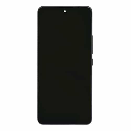 OLED Assembly With Frame Compatible for Xiaomi 12 Lite (Refurbished) - Black