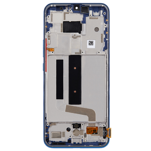 OLED Assembly With Frame Compatible for Xiaomi Mi 10 Lite 5G (Premium) - Aurora Blue