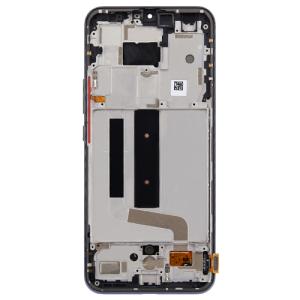 OLED Assembly With Frame Compatible for Xiaomi Mi 10 Lite 5G (Refurbished) - Cosmic Gray