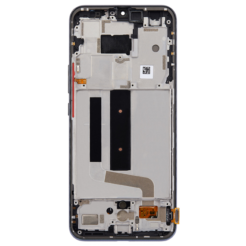 LCD Assembly With Frame Compatible for Xiaomi Mi 10 Lite 5G (Aftermarket) - Cosmic Gray