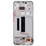 OLED Assembly With Frame Compatible for Xiaomi Mi 10 Lite 5G (Premium) - Dream White