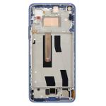 OLED Assembly With Frame Compatible for Xiaomi Mi 11 Lite / Xiaomi Mi 11 Lite 5G (Refurbished) - Bubblegum Blue