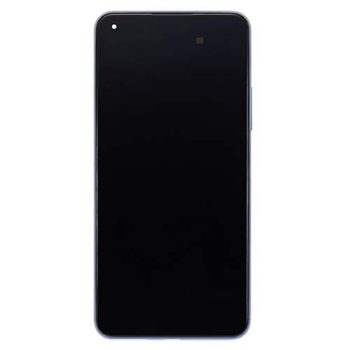 OLED Assembly With Frame Compatible for Xiaomi Mi 11 Lite / Xiaomi Mi 11 Lite 5G (Refurbished) - Bubblegum Blue