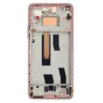 OLED Assembly With Frame Compatible for Xiaomi Mi 11 Lite / Xiaomi Mi 11 Lite 5G (Refurbished) - Peach Pinka