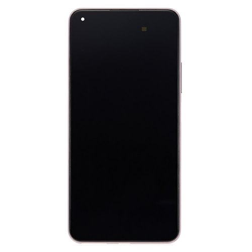 OLED Assembly With Frame Compatible for Xiaomi Mi 11 Lite / Xiaomi Mi 11 Lite 5G (Refurbished) - Peach Pinka
