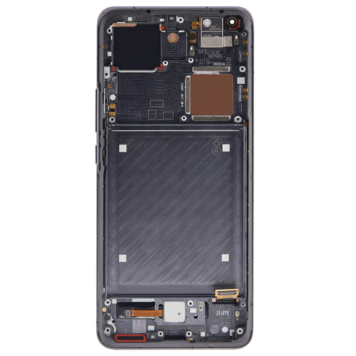 OLED Assembly With Frame Compatible for Xiaomi Mi 11 Pro / Mi 11 Ultra (Refurbished) - Black