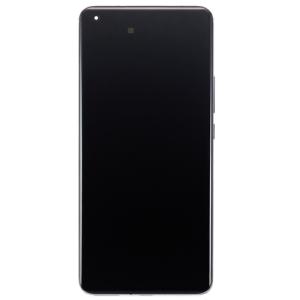 OLED Assembly With Frame Compatible for Xiaomi Mi 11 Pro / Mi 11 Ultra (Refurbished) - Black