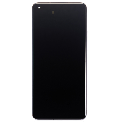 OLED Assembly With Frame Compatible for Xiaomi Mi 11 Pro / Mi 11 Ultra (Refurbished) - Black