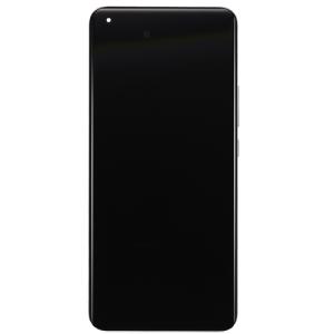 OLED Assembly With Frame Compatible for Xiaomi Mi 11 Pro / Mi 11 Ultra (Refurbished) - Ceramic White