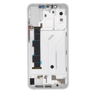 OLED Assembly With Frame Compatible for Xiaomi Mi 8 (Premium) - White