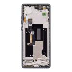 OLED Assembly With Frame for Motorola Moto Edge 50 Fusion 5G (XT2429 / 2024) (Refurbished) - Forest Blue