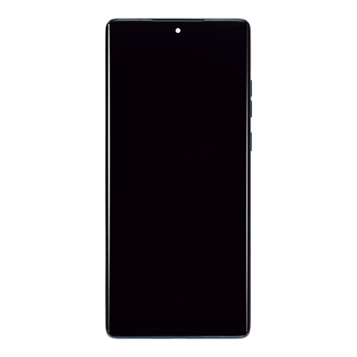 OLED Assembly With Frame for Motorola Moto Edge 50 Fusion 5G (XT2429 / 2024) (Refurbished) - Forest Blue