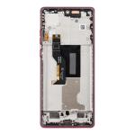 OLED Assembly With Frame for Motorola Moto Edge 50 Fusion 5G (XT2429 / 2024) (Refurbished) - Hot Pink