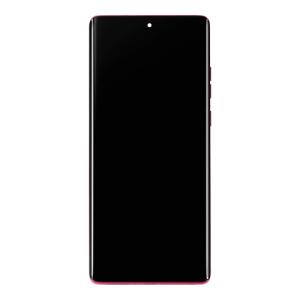 OLED Assembly With Frame for Motorola Moto Edge 50 Fusion 5G (XT2429 / 2024) (Refurbished) - Hot Pink