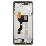 OLED Assembly With Frame for Motorola Moto G86 (XT2527-2 / 2025) / G86 Power 5G (XT2527-7 / 2025) (Refurbished) - Golden Cypress