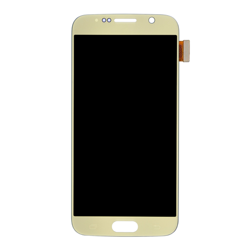OLED Assembly With Frame Compatible for Samsung Galaxy S6 (Refurbished) - Golden