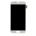 OLED Assembly Without Frame Compatible for Samsung Galaxy S6 (Refurbished) - White Pearl