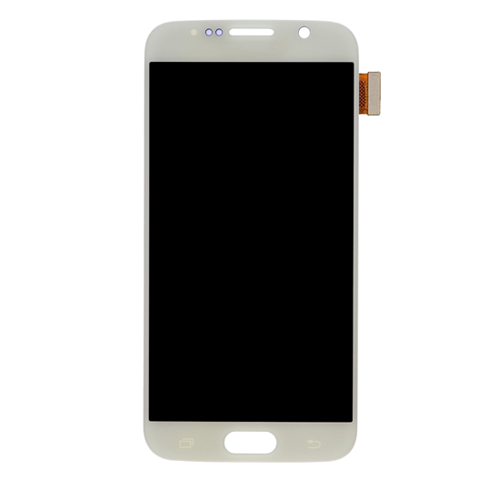 OLED Assembly Without Frame Compatible for Samsung Galaxy S6 (Refurbished) - White Pearl