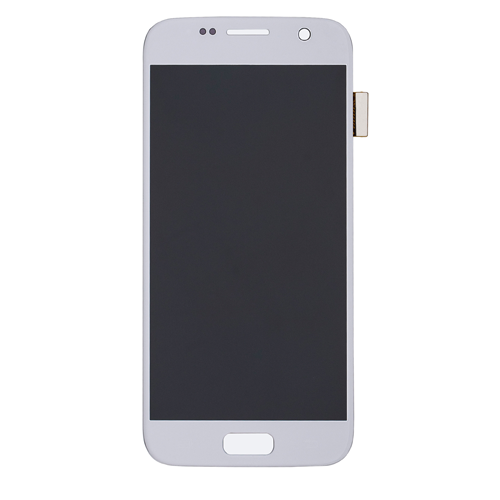 OLED Assembly Without Frame Compatible for Samsung Galaxy S7 (Refurbished) - Silver Titanium