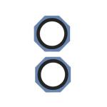 Metal Glass Lens Protection Compatible for iPhone 17 - Blue