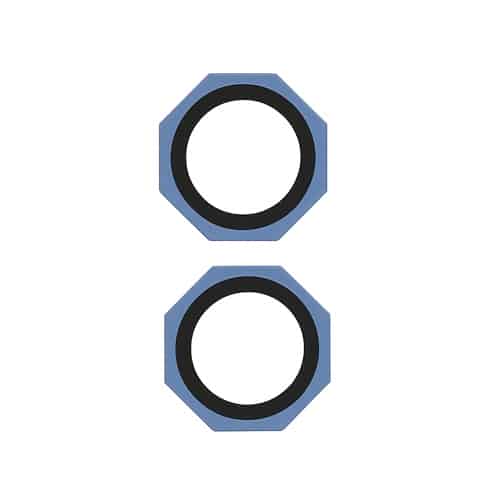 Metal Glass Lens Protection Compatible for iPhone 17 - Blue