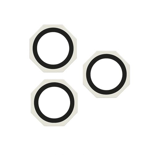 Metal Glass Lens Protection Compatible for iPhone 17 Pro / 17 Pro Max - Silver