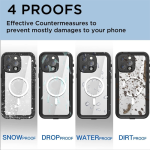 Waterproof IP68 Magsafe Case for Apple iPhone 16