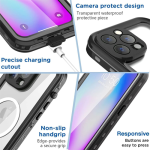 Waterproof IP68 Magsafe Case for Apple iPhone 17 Pro Max