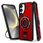 Power Ring Armor Case for Samsung Galaxy S25 - Red