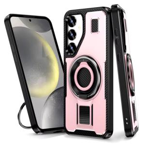 Power Ring Armor Case for Samsung Galaxy S24 FE - Rose Gold