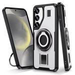 Power Ring Armor Case for Samsung Galaxy S25 - Silver