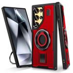 Power Ring Armor Case for Samsung Galaxy S25 Ultra - Red