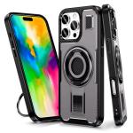 Power Ring Armor Case for iPhone 16 Pro Max - Gray