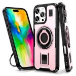 Power Ring Armor Case for iPhone 16 Pro Max - Rose Gold