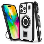 Power Ring Armor Case for iPhone 16 Pro Max - Silver