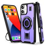 Power Ring Armor Case for iPhone 16 - Purple