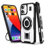Power Ring Armor Case for iPhone 16 - Silver