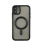 Premium Clear TPU Magsafe Design Case for Apple iPhone 12 - Black