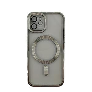 Premium Clear TPU Magsafe Design Case for Apple iPhone 11 - Silver