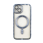 Premium Clear TPU Magsafe Design Case for Apple iPhone 13 / 14 - Blue