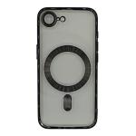 Premium Clear TPU Magsafe Design Case for Apple iPhone 16e / 17e - Black